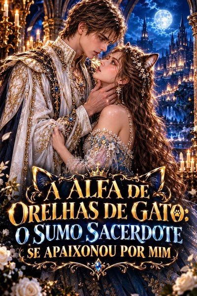 Capa da minissérie A Alfa de Orelhas de Gato: o Sumo Sacerdote Se Apaixonou por Mim