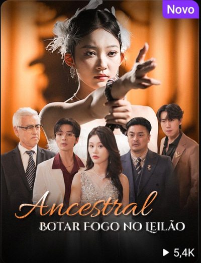 Capa da minissérie A Ancestral Botar Fogo no Leilão