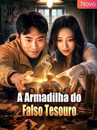 Capa da minissérie A Armadilha do Falso Tesouro