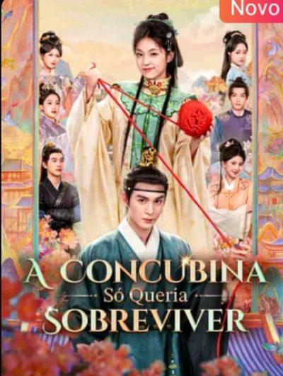 Capa da minissérie A Concubina Só Queria Sobreviver