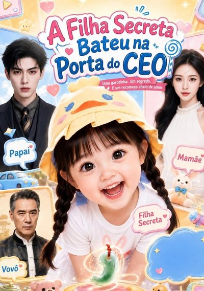 Capa da minissérie A Filha Secreta Bateu na Porta do CEO