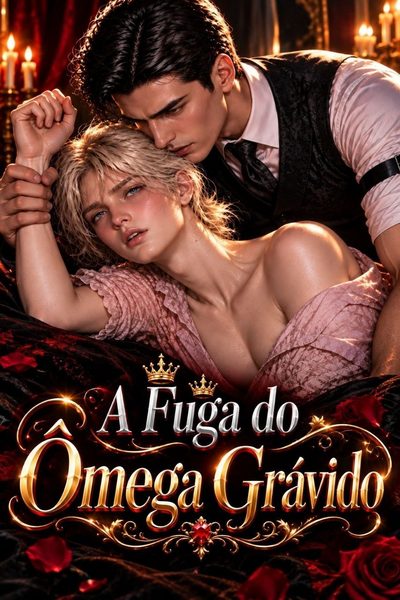 Capa da minissérie A Fuga do Omega Grávido - Lgbt Bl