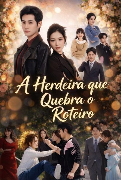 Capa da minissérie A Herdeira que Quebra o Roteiro