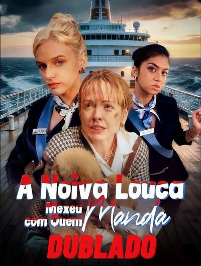 Capa da minissérie A Noiva Louca Mexeu com Quem Manda