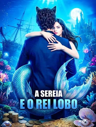 Capa da minissérie A Sereia e o Rei Lobo -