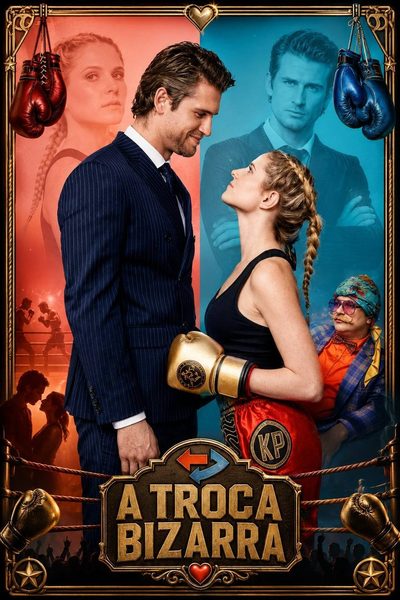 Capa da minissérie A Troca Bizarra
