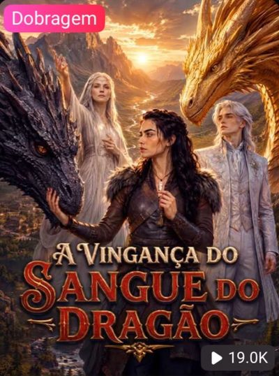 Capa da minissérie A Vingança do Sangue do Dragão -