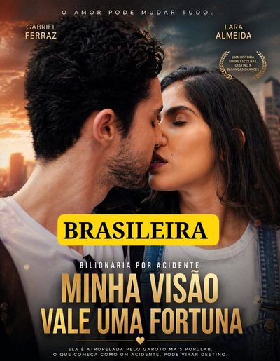 Capa da minissérie Bilionária por Acidente Minha Visão Vale uma Fortuna
