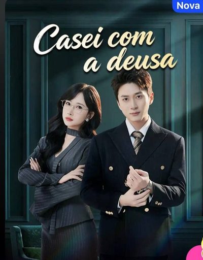 Capa da minissérie CASEI COM A DEUSA dublado