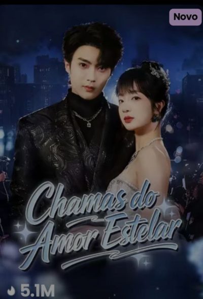 Capa da minissérie Chamas do Amor Estelar