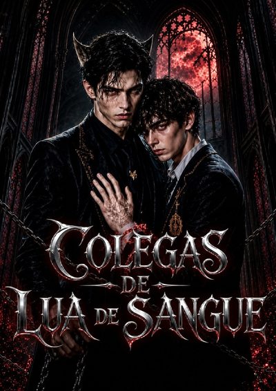 Capa da minissérie Colegas de Lua de Sangue