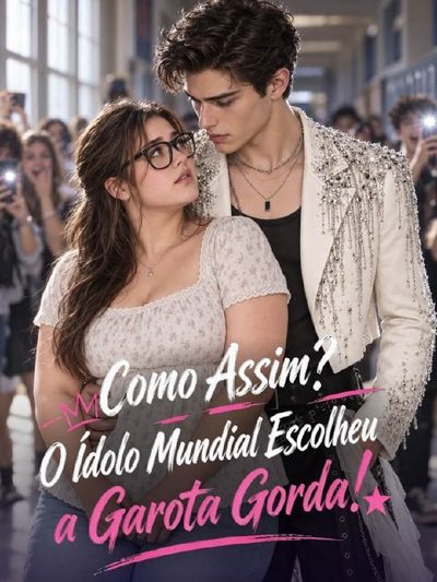 Capa da minissérie Como Assim ? o Ídolo Mundial Escolheu a Garota Gorda!