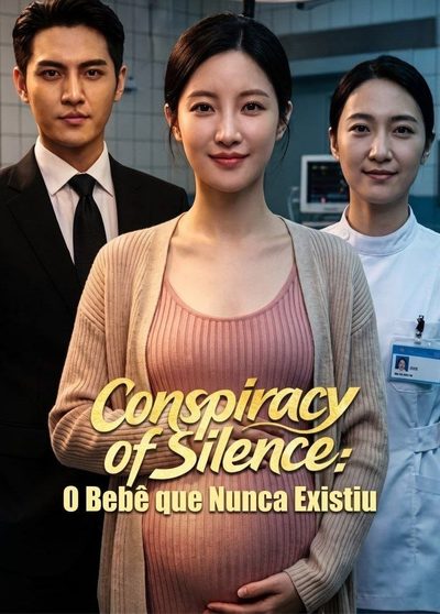 Capa da minissérie Conspiração de Silêncio: o Bebê que Nunca Existiu