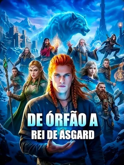 Capa da minissérie De Orfão a Rei de Asgard