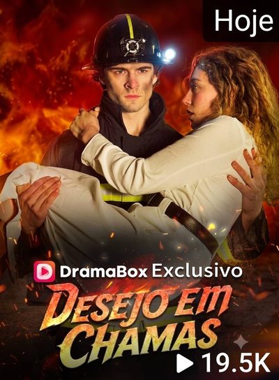 Capa da minissérie Desejo em Chamas