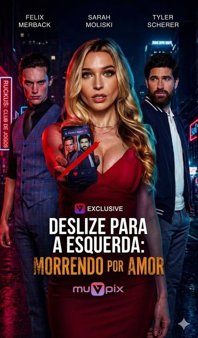 Capa da minissérie Deslize para a Esquerda: Morrendo por Amor