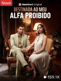 Capa da minissérie Destinada ao Meu Alfa Proibido Brasileiro