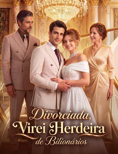 Capa da minissérie Divorciada Virei Herdeira da Bilionário
