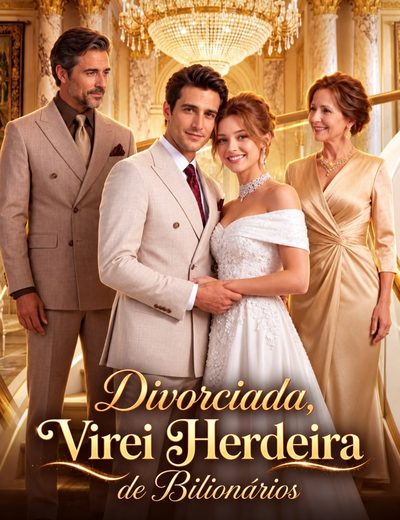 Capa da minissérie Divorciada, Virei Herdeira de Bilionários