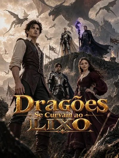 Capa da minissérie Dragões Se Curvam ao Lixo