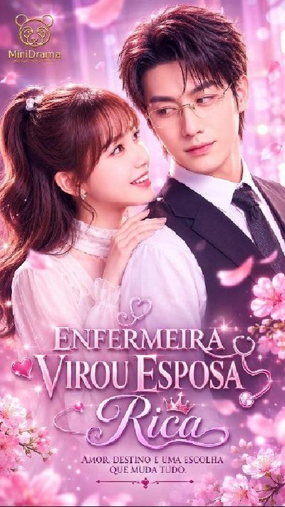 Capa da minissérie Enfermeira Virou Esposa Rica