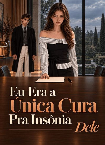 Capa da minissérie Eu era a única cura para insônia dele