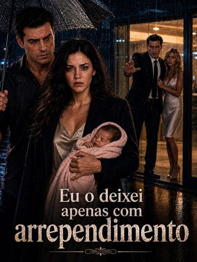 Capa da minissérie Eu o Deixei Apenas com o Arrependimento