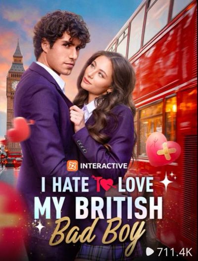 Capa da minissérie Eu Odeio Amar Meu Bad Boy Britânico