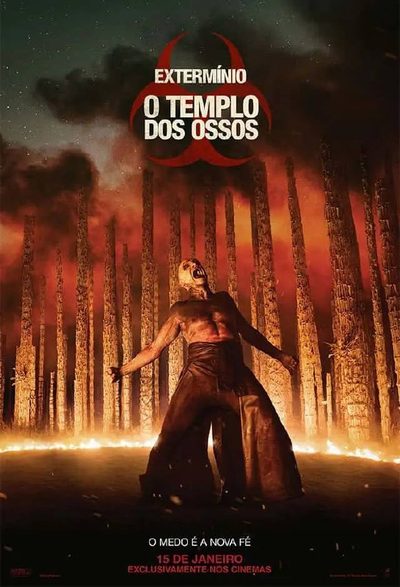 Capa da minissérie Extermínio - O Templo dos Ossos