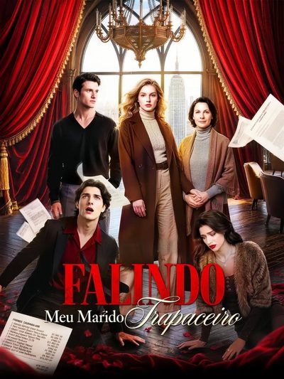 Capa da minissérie FALINDO MEU MARIDO TRAPACEIRO dublado