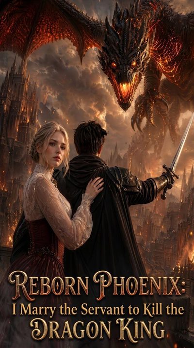 Capa da minissérie Fênix Renascida Eu me caso com o servo para matar o Rei Dragão Reborn Phoenix I Marry the Servant to Kill the Dragon King