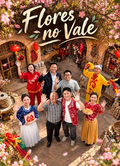Capa da minissérie Flores no Vale