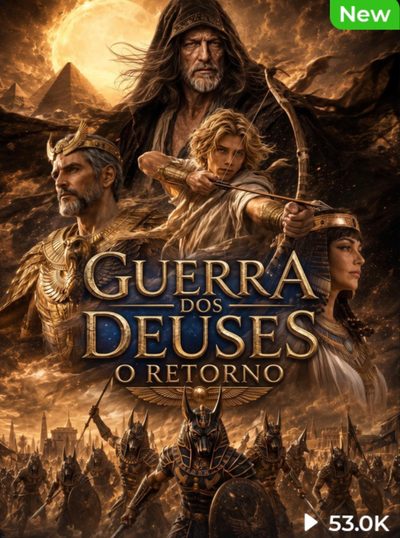 Capa da minissérie Guerra dos Deuses o Retorno