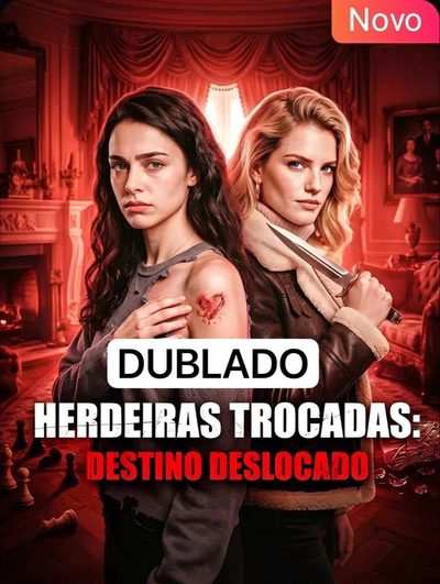 Capa da minissérie Herdeiras Trocadas Destino Deslocado Dublado