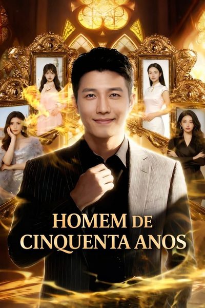 Capa da minissérie Homem de Cinquenta Anos