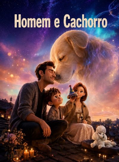 Capa da minissérie Homem e Cachorro