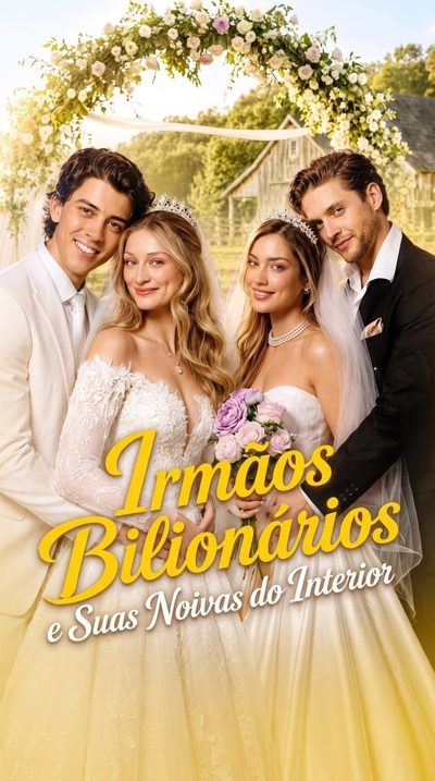 Capa da minissérie Irmãos Bilionários e Suas Noivas do Interior -