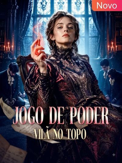 Capa da minissérie Jogo de Poder Vilã no Topo