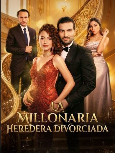 Capa da minissérie La Miillonaria Heredera Divorciada a Herdeira Milionária Divorciada