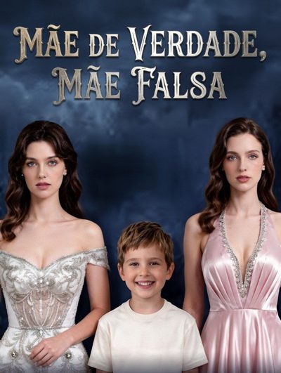 Capa da minissérie Mãe de Verdade, Mãe Falsa Real Mother, Fake Mother