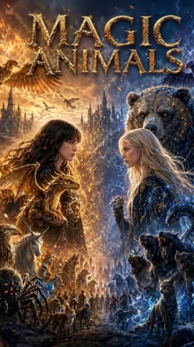 Capa da minissérie Magic Animals