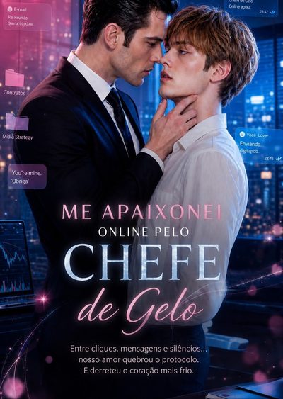 Capa da minissérie Me Apaixonei Online Pelo Chefe de Gelo Lgbt �