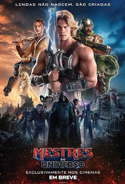 Capa da minissérie Mestres do Universo He-man Dublado
