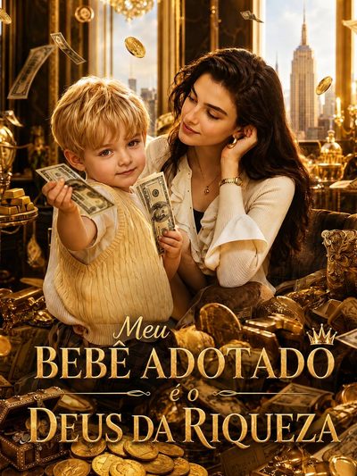 Capa da minissérie Meu Bebê Adotado É o Deus da Riqueza