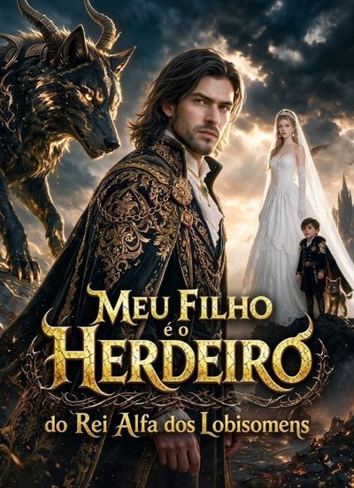 Capa da minissérie Meu Filho É o Herdeiro do Rei Alfa dos Lobisomens