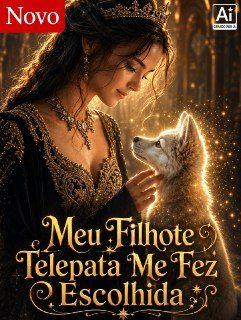Capa da minissérie Meu Filhote Telepata Me Fez Escolhida