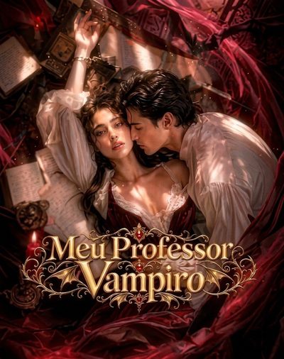 Capa da minissérie Meu Professor Vampiro (prévia)