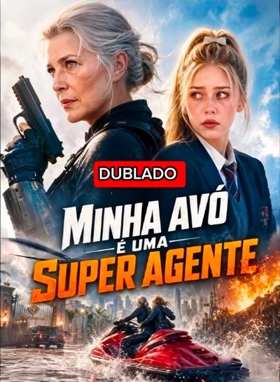 Capa da minissérie Minha Avó É uma Super Agente