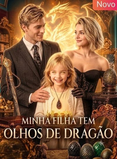 Capa da minissérie Minha filha tem olhos de dragão