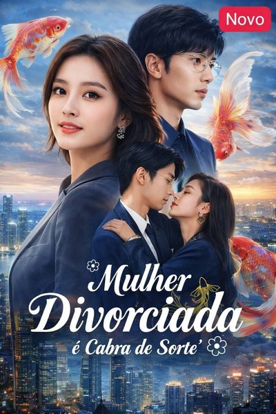 Capa da minissérie Mulher Divorciada É Cobra de Sorte